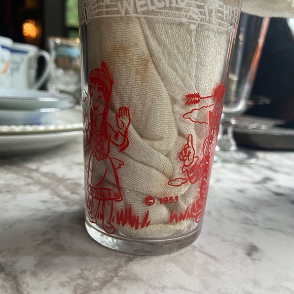 1950s Vintage “Hey Kids!” Welch’s Jam Jelly Jar Glass Memorabilia - Picture 6 of 11